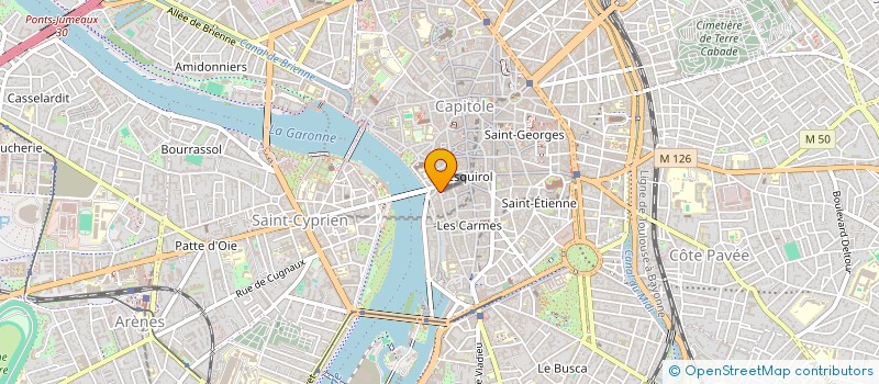 localisation de l'entreprise MONSIEUR MATTHIEU GADIN  TOULOUSE