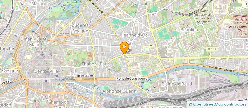 localisation de l'entreprise MONSIEUR MATTHIEU GAGNAIRE  RENNES