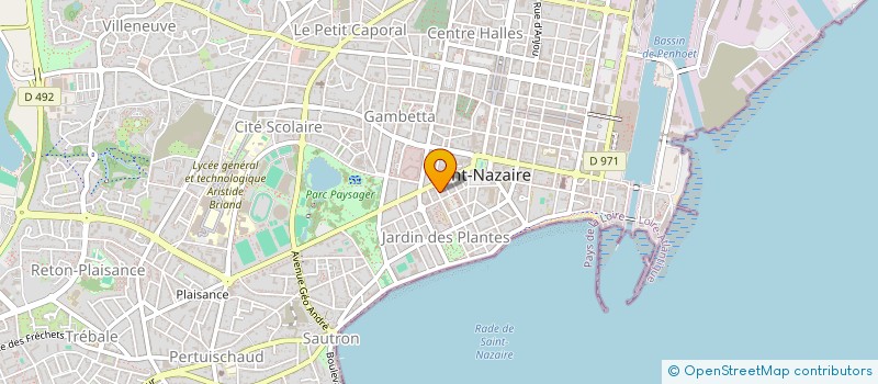 localisation de l'entreprise MONSIEUR MATTHIEU GAHIER à SAINT-NAZAIRE