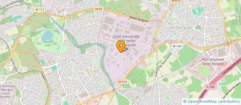 localisation de l'entreprise MONSIEUR MATTHIEU GAILLARD à VENDARGUES