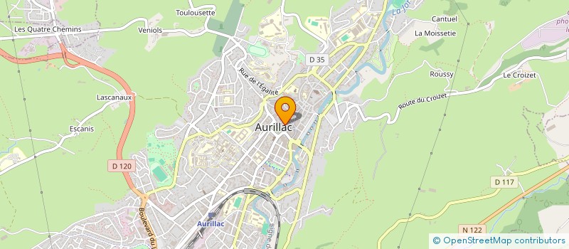 localisation de l'entreprise MONSIEUR MATTHIEU GALEYRANT à AURILLAC