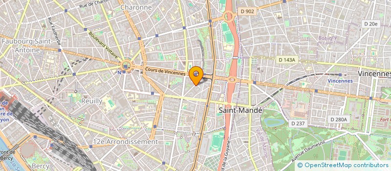 localisation de l'entreprise MONSIEUR MATTHIEU GALLAIS  GENNEVILLIERS