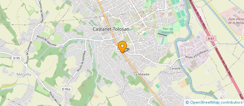 localisation de l'entreprise MONSIEUR MATTHIEU GALLEY à CASTANET-TOLOSAN