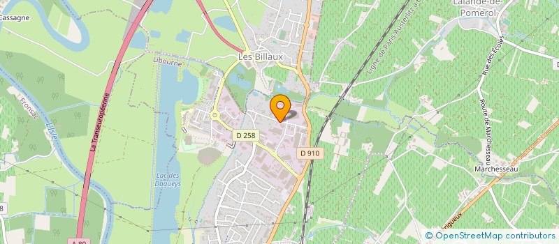 localisation de l'entreprise MONSIEUR MATTHIEU GANDUBERT  LE TEICH