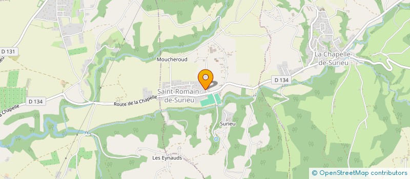 localisation de l'entreprise MONSIEUR MATTHIEU GARCIA  SAINT-ROMAIN-DE-SURIEU