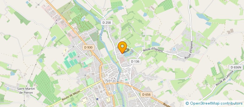 localisation de l'entreprise MONSIEUR MATTHIEU GARCIA  NERAC