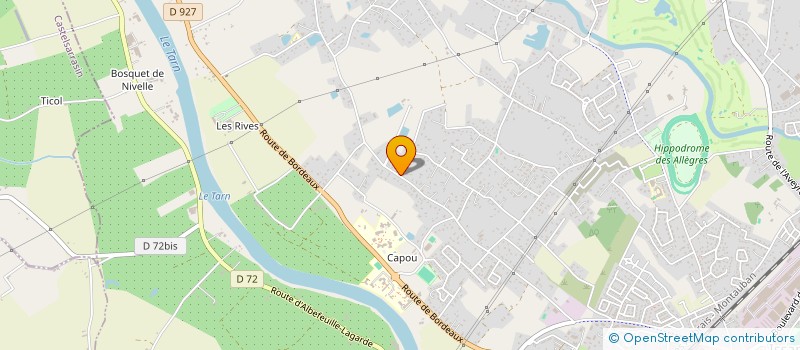 localisation de l'entreprise MONSIEUR MATTHIEU GARDAIS  MONTAUBAN