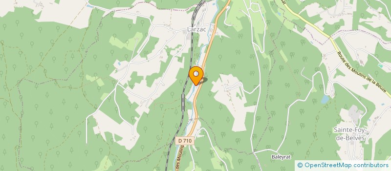 localisation de l'entreprise MONSIEUR MATTHIEU GARNIER  LARZAC