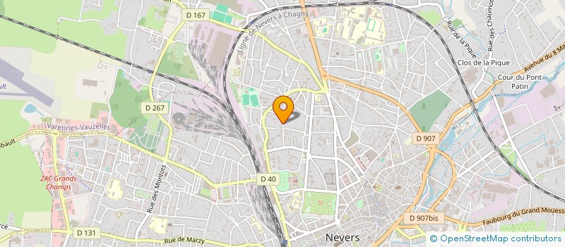 localisation de l'entreprise MONSIEUR MATTHIEU GAULON à NEVERS