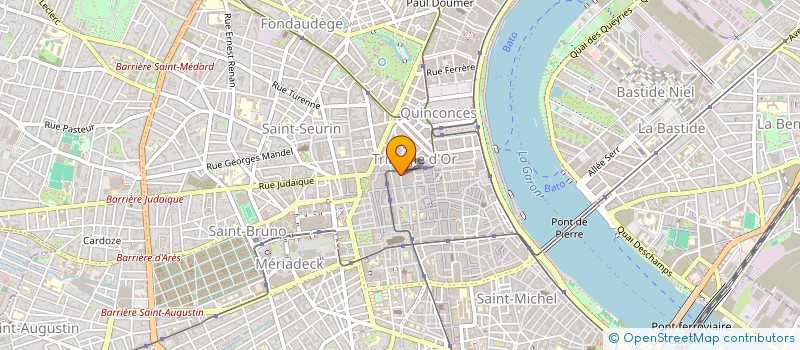 localisation de l'entreprise MONSIEUR MATTHIEU GAUTIER  BORDEAUX