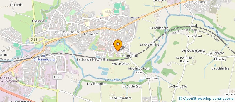 localisation de l'entreprise MONSIEUR MATTHIEU GAUTIER  CHATEAUBOURG