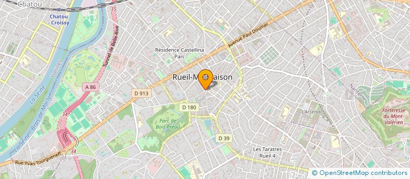 localisation de l'entreprise MONSIEUR MATTHIEU GEFFROY à RUEIL-MALMAISON