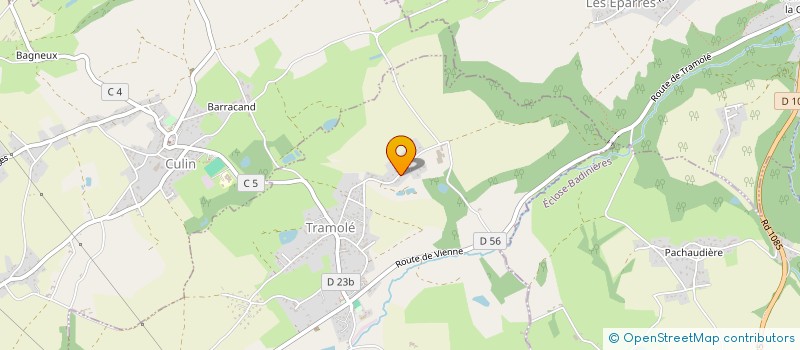 localisation de l'entreprise MONSIEUR MATTHIEU GEORGES  SEREZIN-DE-LA-TOUR