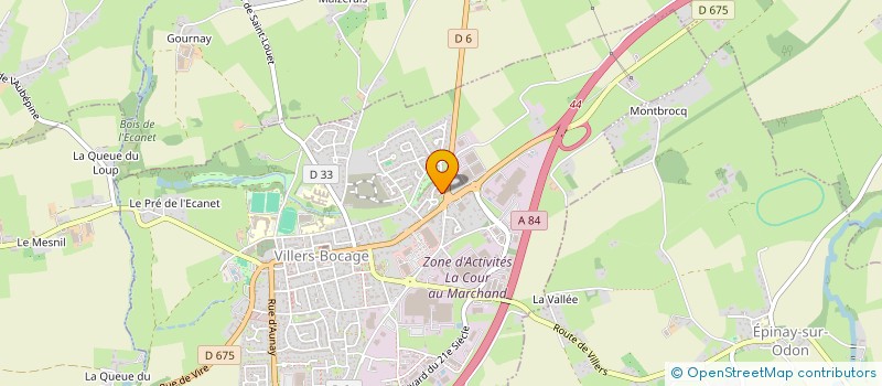 localisation de l'entreprise MONSIEUR MATTHIEU GESQUIN  VILLERS-BOCAGE