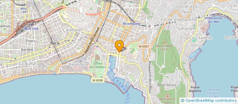 localisation de l'entreprise MONSIEUR MATTHIEU GIBELLI  NICE