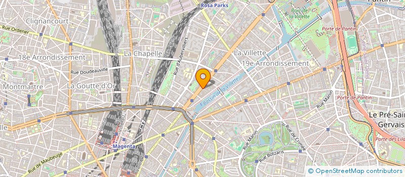 localisation de l'entreprise MONSIEUR MATTHIEU GIBSON  PARIS