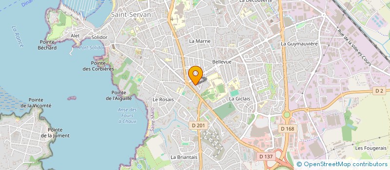localisation de l'entreprise MONSIEUR MATTHIEU GICQUEL à SAINT-MALO