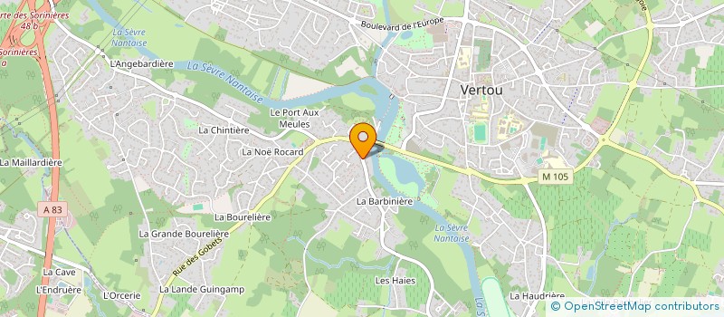 localisation de l'entreprise MONSIEUR MATTHIEU GIGNOUX à VERTOU