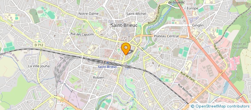 localisation de l'entreprise MONSIEUR MATTHIEU GILETTE à SAINT-BRIEUC