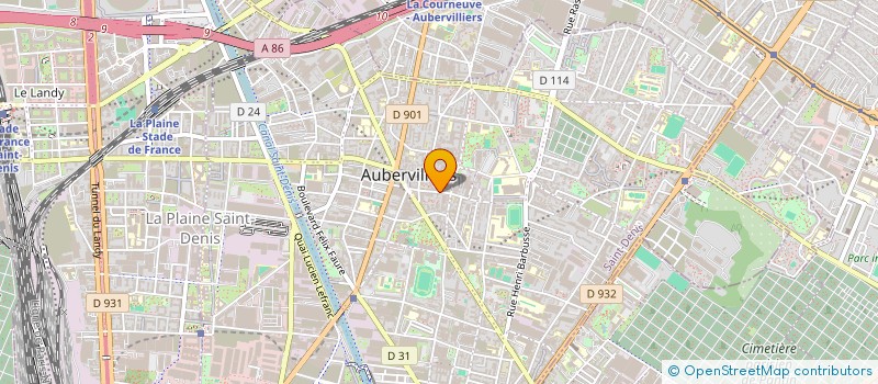 localisation de l'entreprise MONSIEUR MATTHIEU GILLES JOLY  AUBERVILLIERS