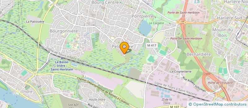 localisation de l'entreprise MONSIEUR MATTHIEU GILLET  PORT-SAINT-PERE