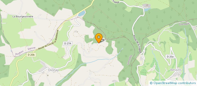 localisation de l'entreprise MONSIEUR MATTHIEU GILON  SAINT-ROMANS