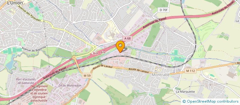 localisation de l'entreprise MONSIEUR MATTHIEU GIMENEZ ESPINOS  MONTRABE