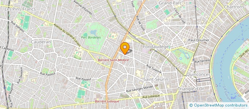 localisation de l'entreprise MONSIEUR MATTHIEU GLAYROUSE à BORDEAUX
