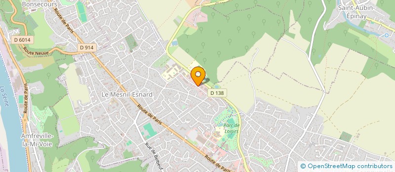 localisation de l'entreprise MONSIEUR MATTHIEU GODET  LE MESNIL-ESNARD