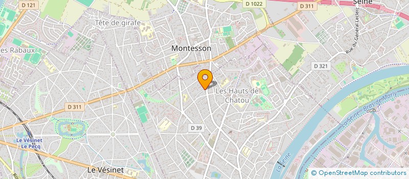 localisation de l'entreprise MONSIEUR MATTHIEU GONCALVES  CHATOU