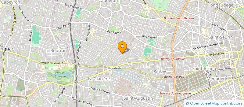 localisation de l'entreprise MONSIEUR MATTHIEU GONET à BORDEAUX