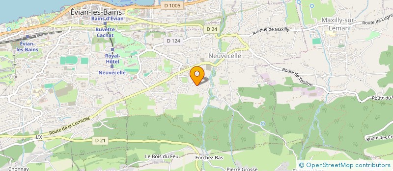 localisation de l'entreprise MONSIEUR MATTHIEU GONNORD  NEUVECELLE