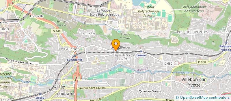 localisation de l'entreprise MONSIEUR MATTHIEU GOSME à PALAISEAU