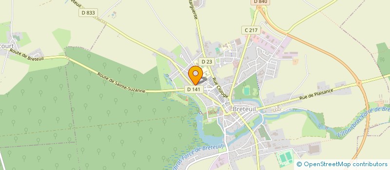 localisation de l'entreprise MONSIEUR MATTHIEU GOSSE à BRETEUIL