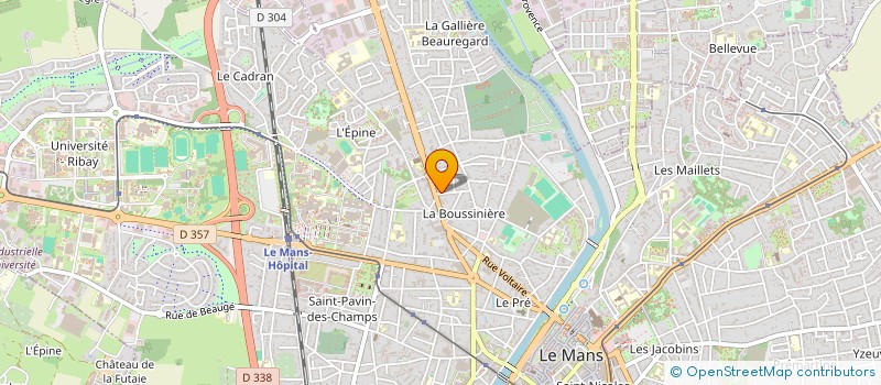 localisation de l'entreprise MONSIEUR MATTHIEU GOUALARD à LE MANS