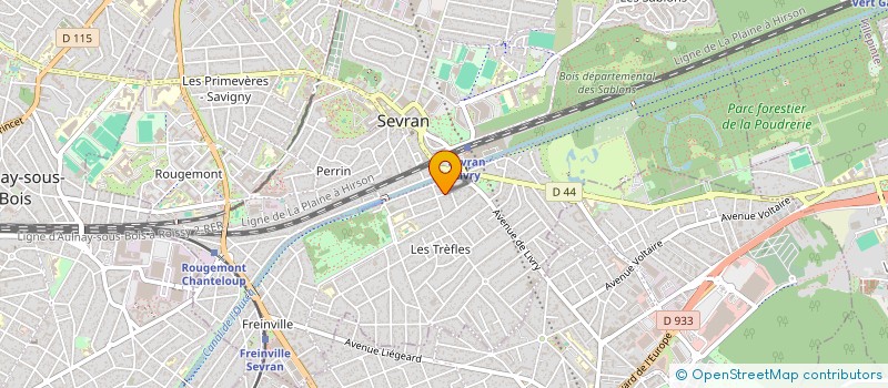 localisation de l'entreprise MONSIEUR MATTHIEU GOUDINEAU à SEVRAN