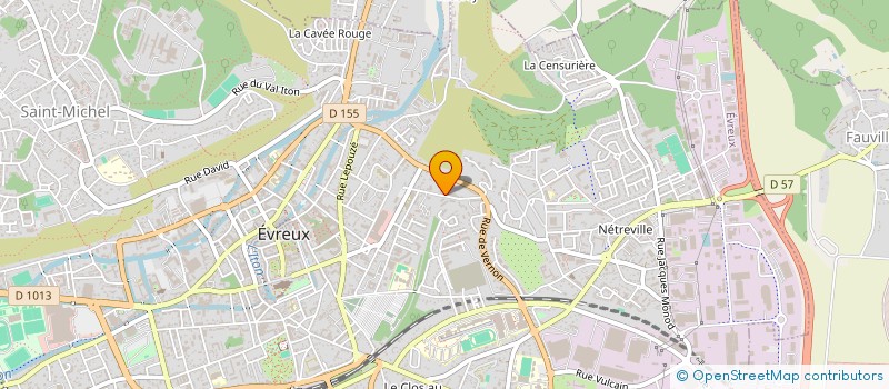 localisation de l'entreprise MONSIEUR MATTHIEU GOUPIL  EVREUX