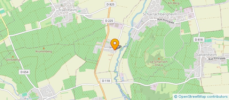 localisation de l'entreprise MONSIEUR MATTHIEU GRAFF  SCHARRACHBERGHEIM-IRMSTETT