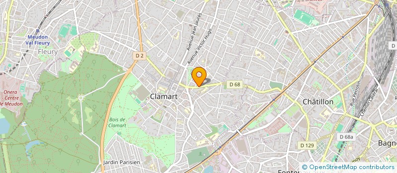 localisation de l'entreprise MONSIEUR MATTHIEU GREGOIRE LUCAS YVES à CLAMART