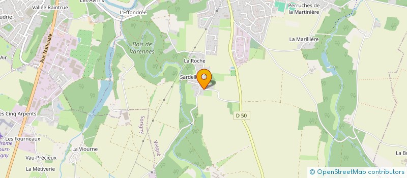 localisation de l'entreprise MONSIEUR MATTHIEU GRIMAUD  VEIGNE