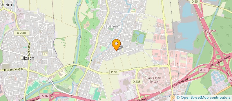 localisation de l'entreprise MONSIEUR MATTHIEU GRUN  BALDERSHEIM