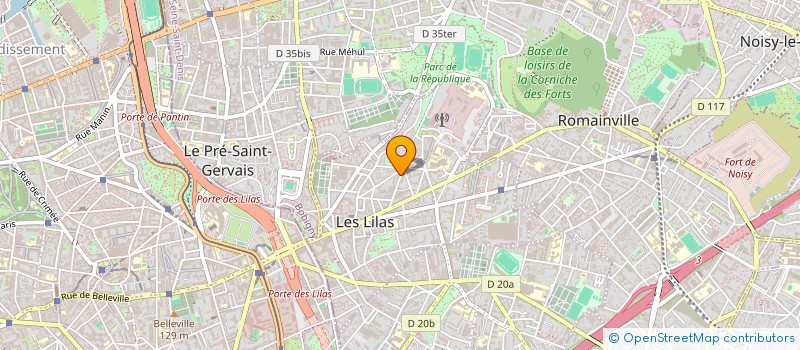 localisation de l'entreprise MONSIEUR MATTHIEU GRUNN à LES LILAS