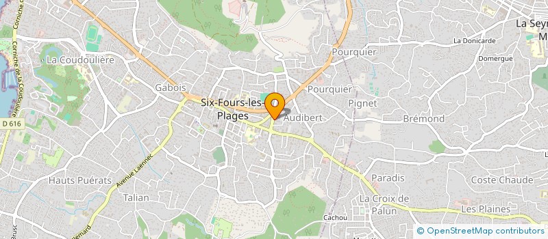 localisation de l'entreprise MONSIEUR MATTHIEU GUEGNOLLE à SIX-FOURS-LES-PLAGES