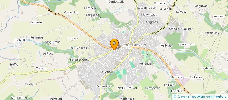 localisation de l'entreprise MONSIEUR MATTHIEU GUENNAL  PLONEOUR-LANVERN