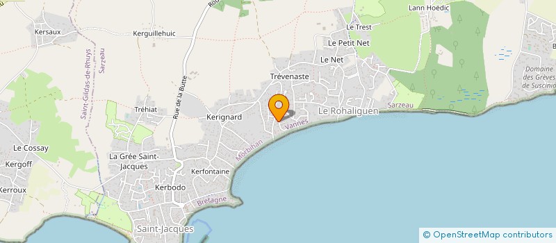 localisation de l'entreprise MONSIEUR MATTHIEU GUERIN  SARZEAU