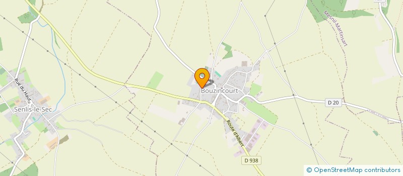 localisation de l'entreprise MONSIEUR MATTHIEU GUERLE  BOUZINCOURT