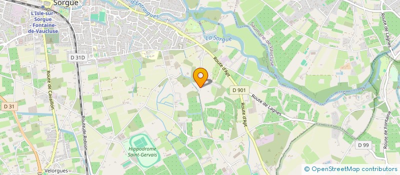 localisation de l'entreprise MONSIEUR MATTHIEU GUILHAUMOND  L'ISLE-SUR-LA-SORGUE