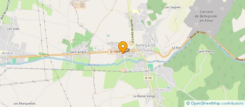 localisation de l'entreprise MONSIEUR MATTHIEU GUILLEMOT  BELLEGARDE-EN-FOREZ