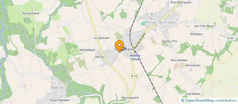 localisation de l'entreprise MONSIEUR MATTHIEU GUILLERM  PLOUEC-DU-TRIEUX