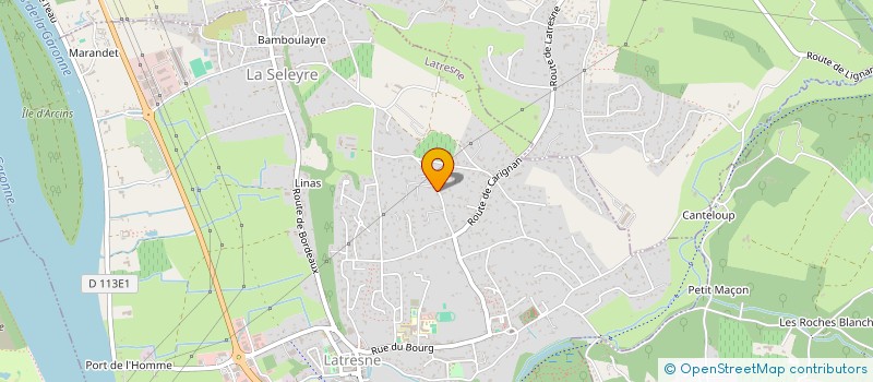 localisation de l'entreprise MONSIEUR MATTHIEU GUILLET  LATRESNE